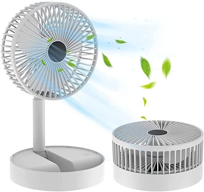 Powerful Rechargeable Table Fan – Long Battery Life & Portable