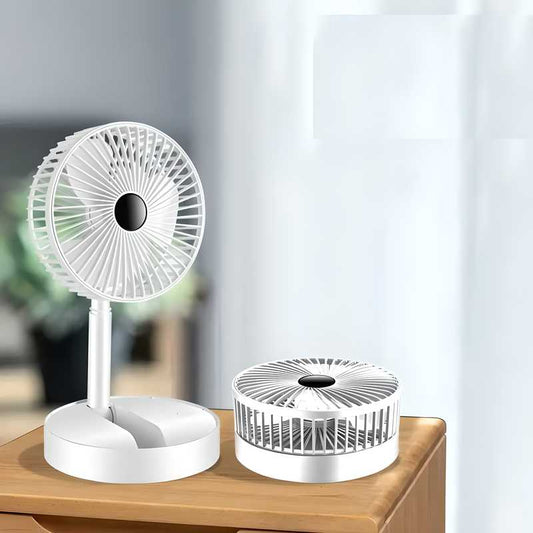 Powerful Rechargeable Table Fan – Long Battery Life & Portable