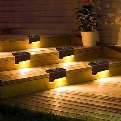 Solar Deck Lights Outdoor – Waterproof LED Solar Garden & Patio Lighting for Pathway, Deck, and Yard